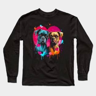 Boxer Couple Valentine Long Sleeve T-Shirt